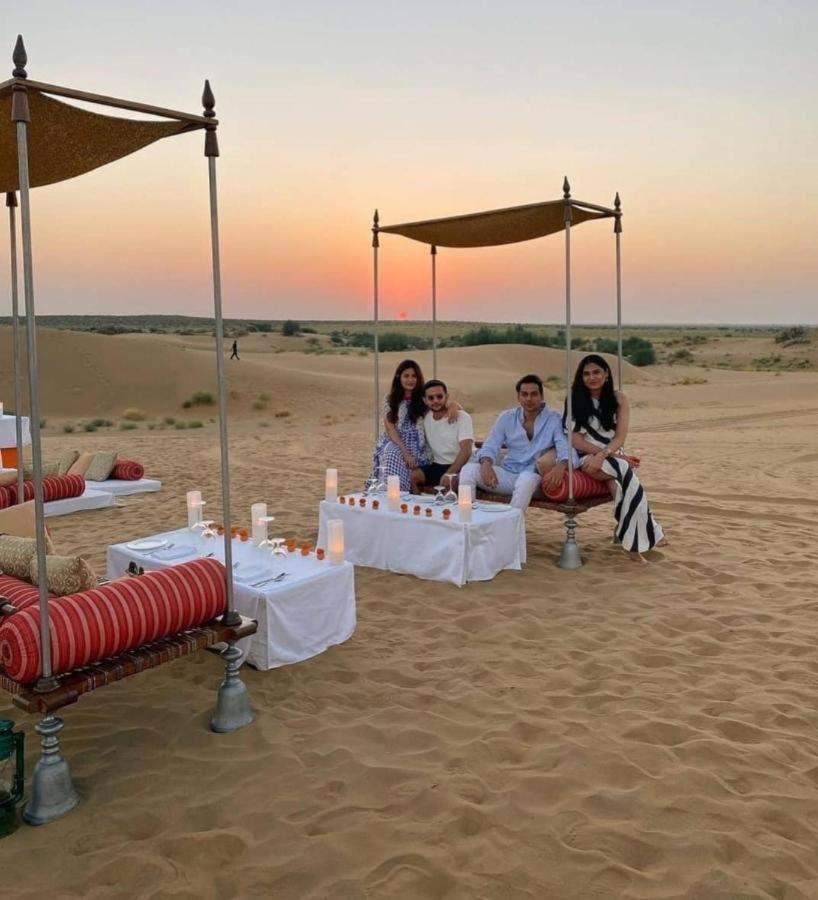 Golden Sandstone Hotel Desert Safari Camp Jaisalmer Exteriör bild