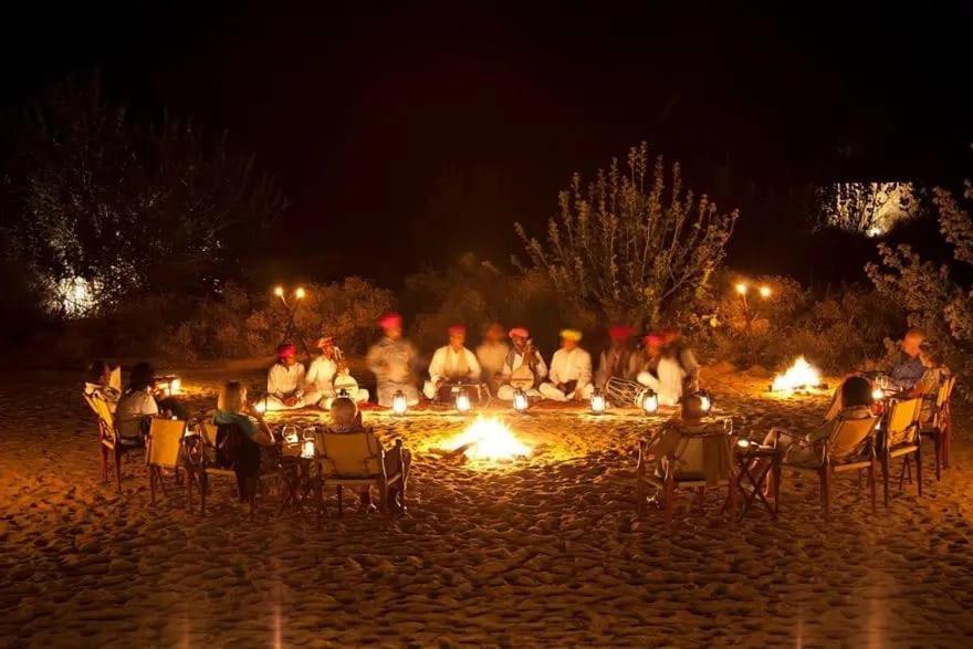Golden Sandstone Hotel Desert Safari Camp Jaisalmer Exteriör bild